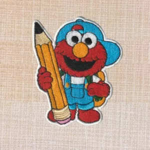 Sesame Street Embroidered Iron On Patch
