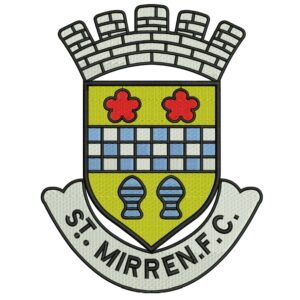 St Mirren Football Club Logo Embroidered Iron On Patch