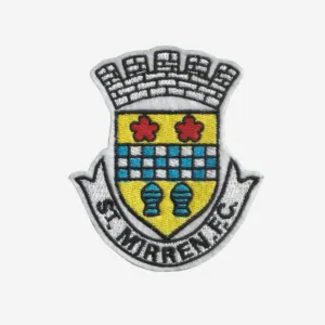 St Mirren Football Club Logo Embroidered Iron On Patch