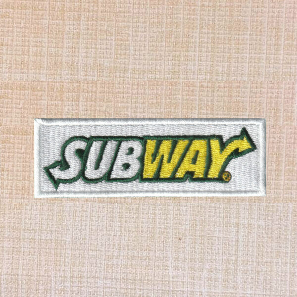 Subway Logo Embroidered Iron On Patch