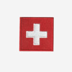 Switzerland Flag Embroidered Iron On Patch