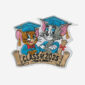 Tom And Jerry Celebrating 2025 Graduation Cartoon Embroidered Iron On Patch