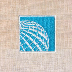 United Airlines Logo Embroidered Iron On Patch