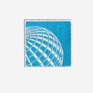 United Airlines Logo Embroidered Iron On Patch