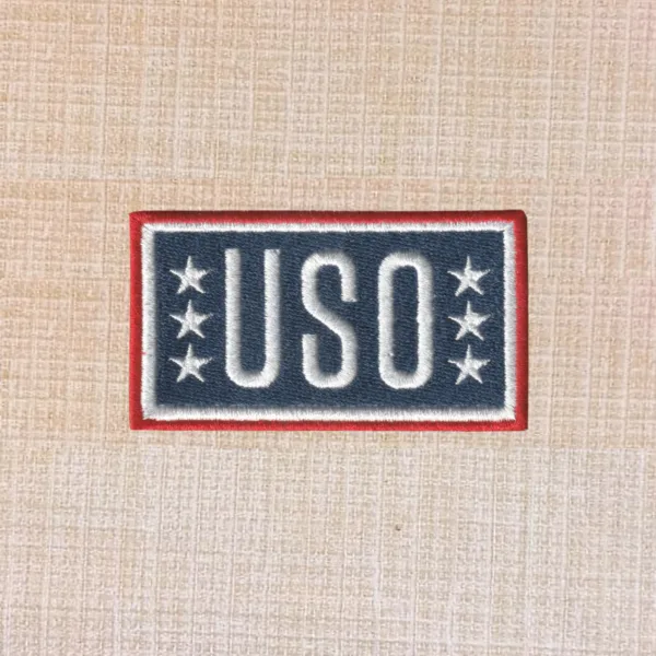 United Service Organizations Logo Embroidered Iron On Patch