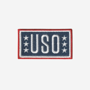 United Service Organizations Logo Embroidered Iron On Patch