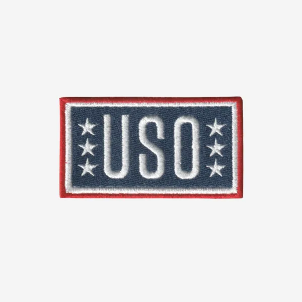 United Service Organizations Logo Embroidered Iron On Patch United Service Organizations Logo Embroidered Iron On Patch