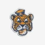 Vintage Auburn Tiger Logo Embroidered Iron On Patch