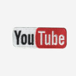 You Tube Logo Embroidered Iron On Patch