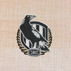 AFL Collingwood Football Club Logo Embroidered Iron On Patch
