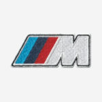 BMW M Logo Embroidered Iron On Patch