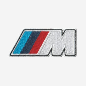 BMW M Logo Embroidered Iron On Patch