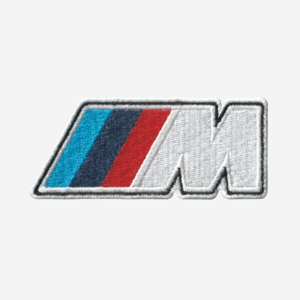 BMW M Logo Embroidered Iron On Patch BMW M Logo Embroidered Iron On Patch