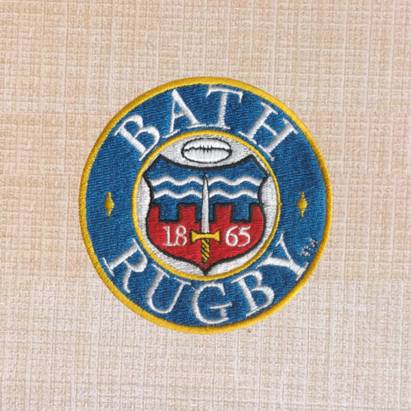 Bath Rugby Club Logo Embroidered Iron On Patch