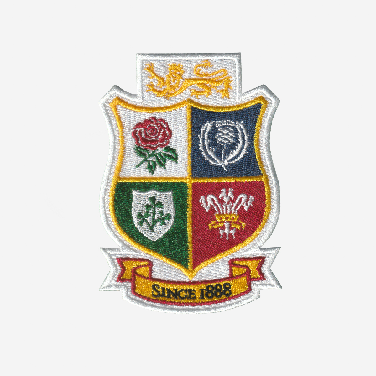 La Rugby Patch British & Irish Lions Rugby Logo Iron on Patch - Patchcrafts.com