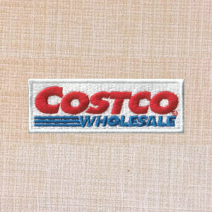 Costco Wholesale Logo Embroidered Iron On Patch