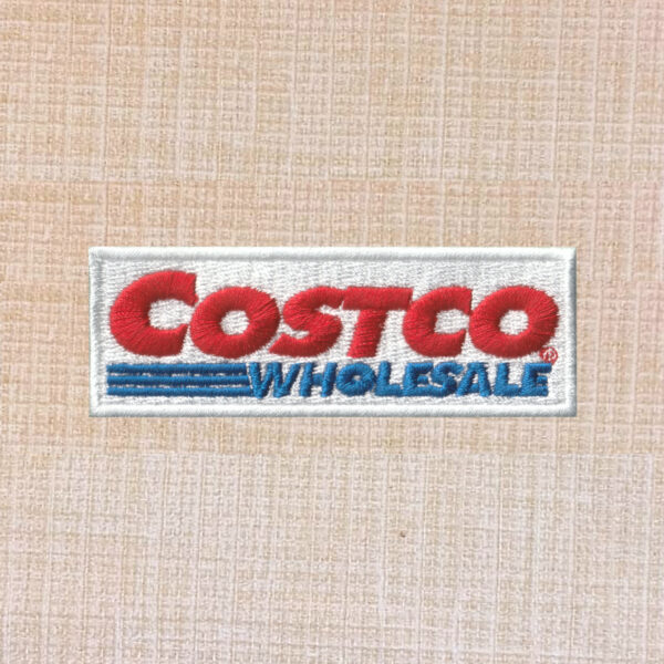 Costco Wholesale Logo Embroidered Iron On Patch