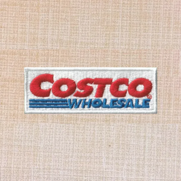 Costco Wholesale Logo Embroidered Iron On Patch
