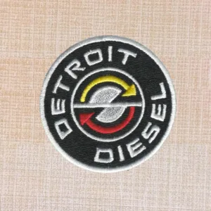 Detroit Diesel Logo Embroidered Iron On Patch