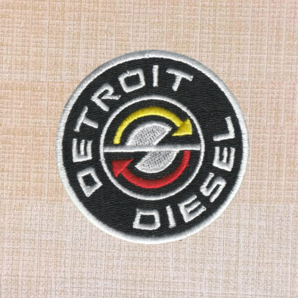 Detroit Diesel Logo Embroidered Iron On Patch