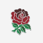 England National Rugby Union Team rose logo embroidered iron-on patch for fan apparel.