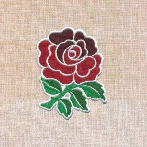 England National Rugby Union Team Logo Embroidered Iron On Patch - Image 2