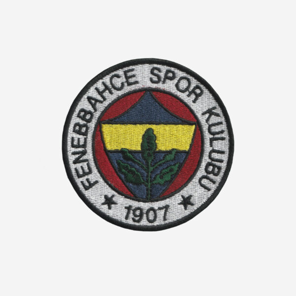 Fenerbahçe Spor Kulübü are a Turkish Professional Football Club Logo Embroidered Iron On Patch Fenerbahçe Spor Kulübü logo embroidered iron-on patch in red, yellow, blue, and green