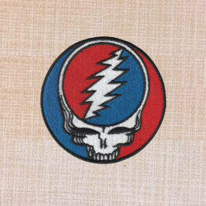 Grateful Dead Logo Embroidered Iron On Patch