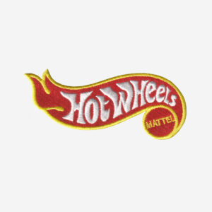 Hot Wheels Logo Embroidered Iron On Patch