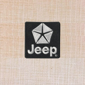 Jeep Logo Embroidered Iron On Patch