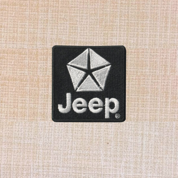 Jeep Logo Embroidered Iron On Patch