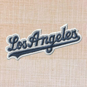 Los Angeles Dodgers Logo Embroidered Iron On Patch - Image 2