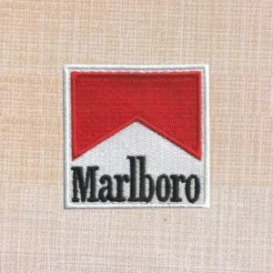 Marlboro Logo Embroidered Iron On Patch - Image 3