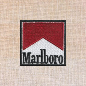 Marlboro Logo Embroidered Iron On Patch - Image 2
