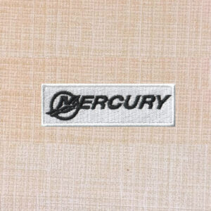 Mercury Boat Logo Embroidered Iron On Patch - Image 3