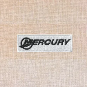 Mercury Boat Logo Embroidered Iron On Patch - Image 3