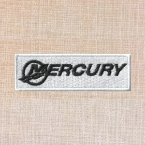 Mercury Boat Logo Embroidered Iron On Patch - Image 2