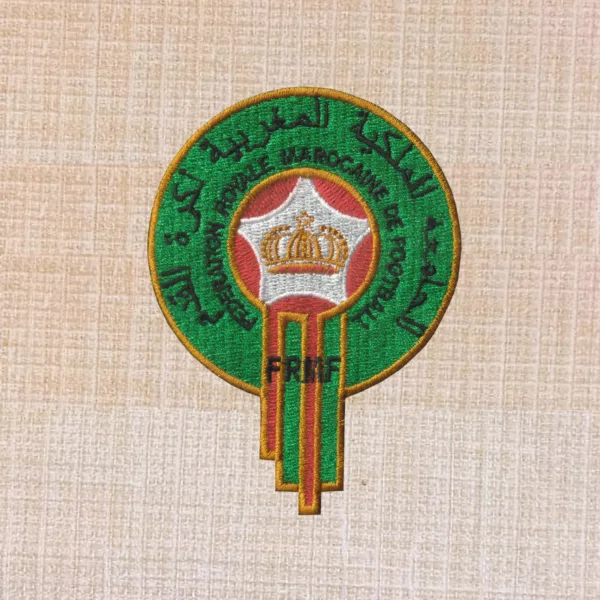 Morocco National Football Team Logo Embroidered Iron On Patch