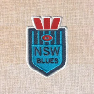 New South Wales Blues Rugby League Team Logo Embroidered Iron On Patch