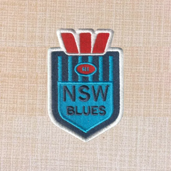 New South Wales Blues Rugby League Team Logo Embroidered Iron On Patch