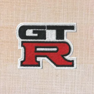 Nissan GT-R Logo Embroidered Iron On Patch