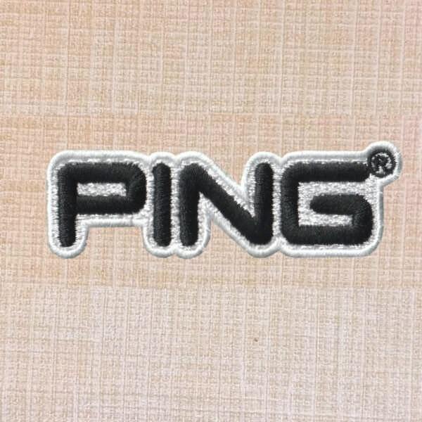 Ping Golf Logo Embroidered Iron On Patch