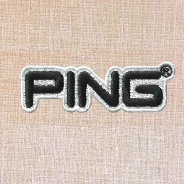 Ping Golf Logo Embroidered Iron On Patch