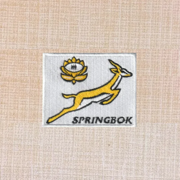 South African Rugby Logo Embroidered Iron On Patch