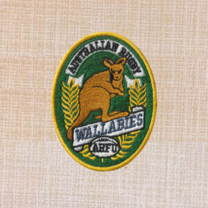 Australian Wallabies ARFU rugby team embroidered iron-on patch