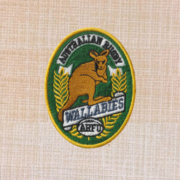 Australian Wallabies ARFU rugby team embroidered iron-on patch