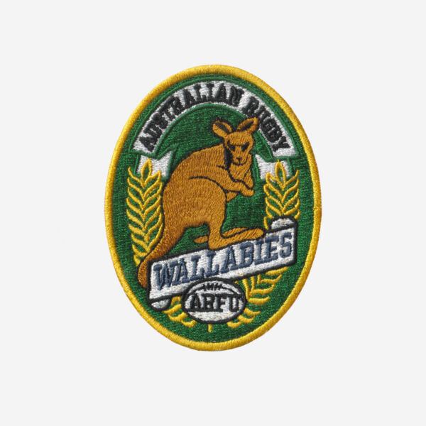 Australian Wallabies ARFU Rugby Logo Embroidered Iron On Patch Australian Wallabies ARFU rugby team embroidered iron-on patch