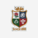 British & Irish Lions Rugby logo embroidered iron-on patch