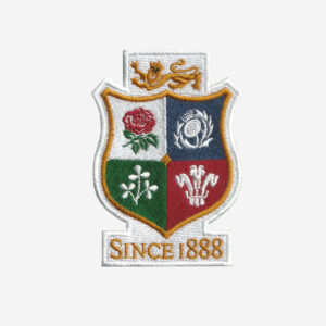 British & Irish Lions Rugby logo embroidered iron-on patch