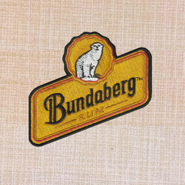 Bundaberg Rum Logo Embroidered Iron On Patch